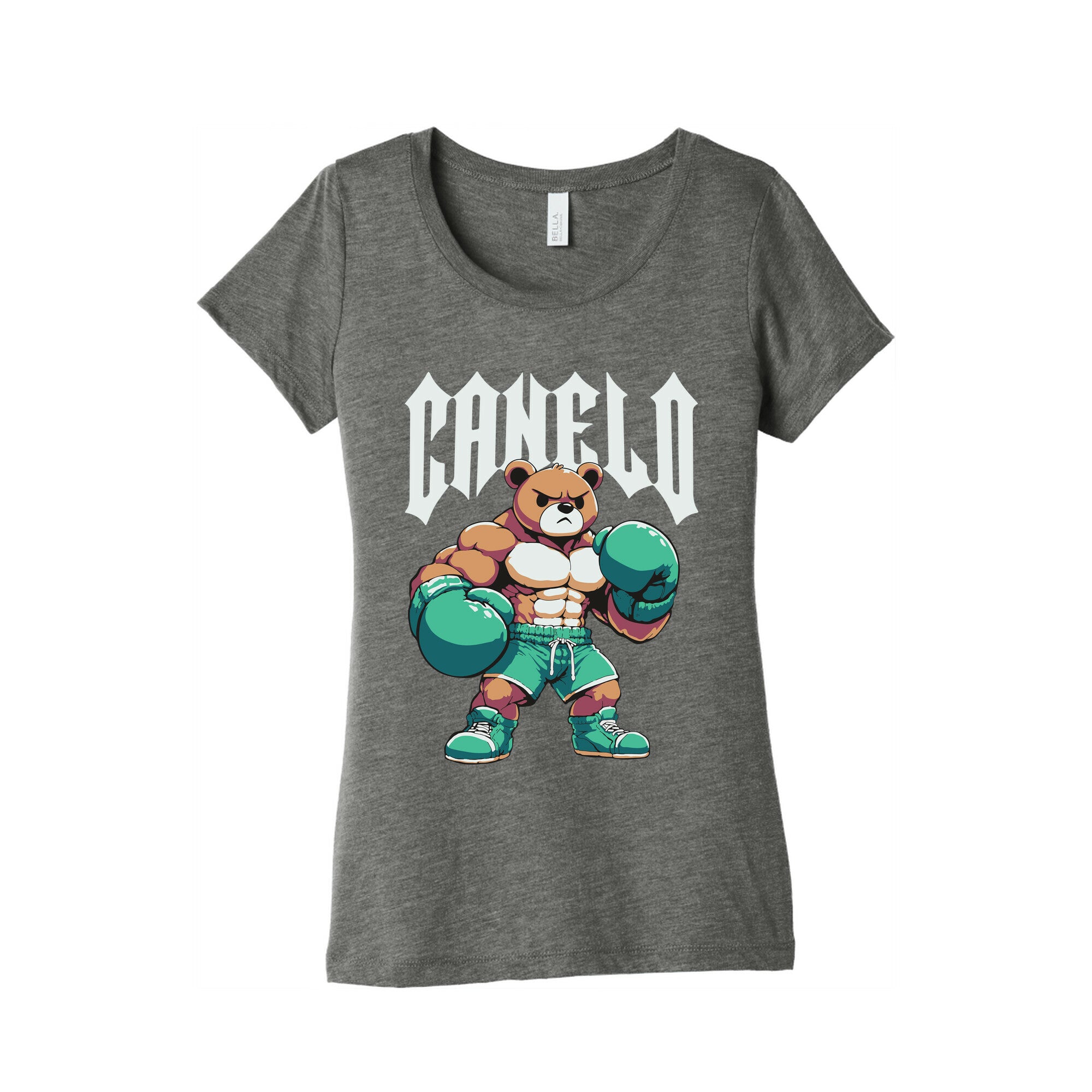 Canelo Teddy Bear Womens Triblend Tee